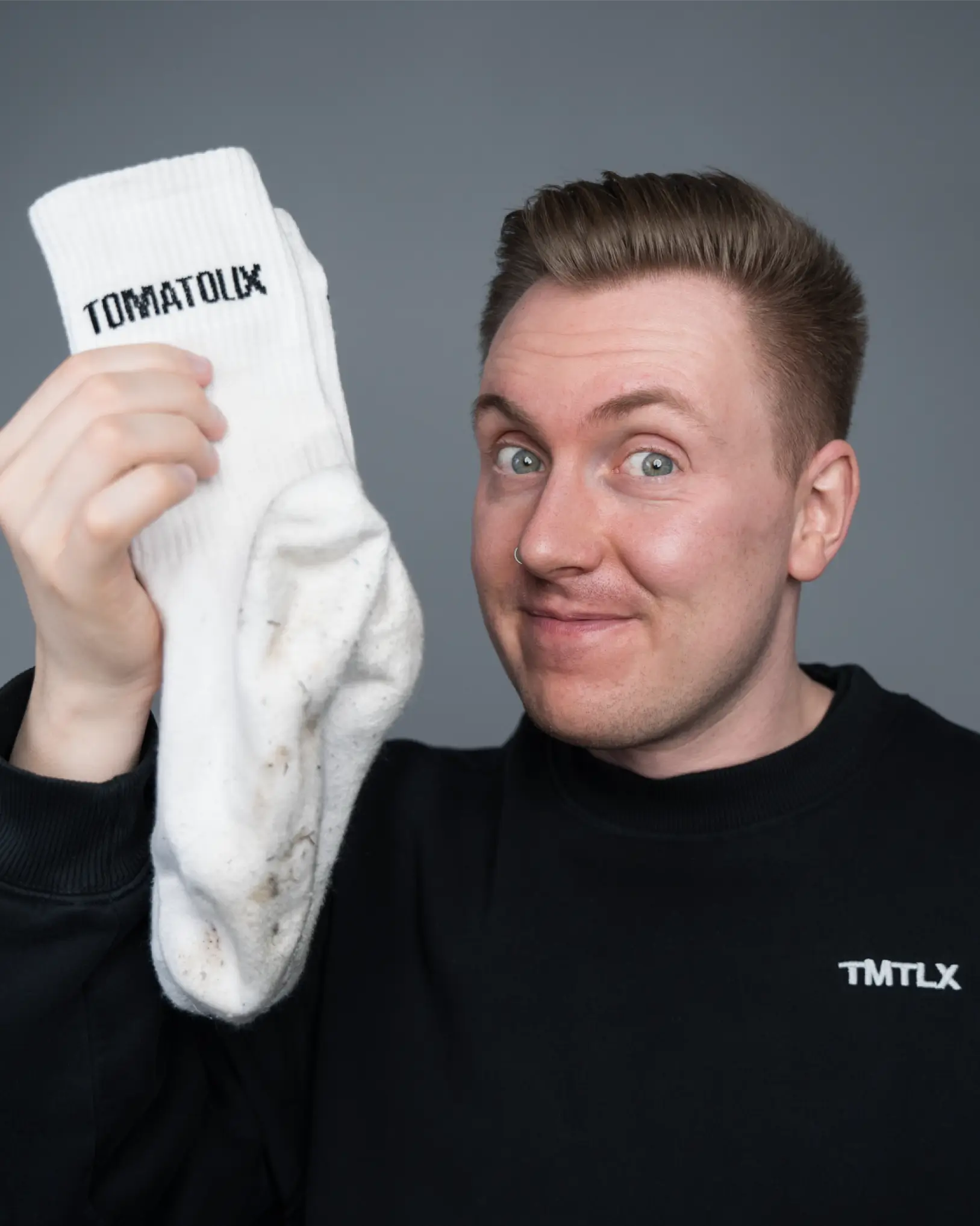 Tomatolix Socken (Getragen)